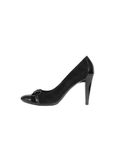PATENT LEATHER HORSEBIT PUMPS 34.5