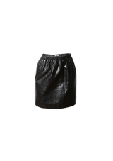 LEATHER MINI SKIRT 34