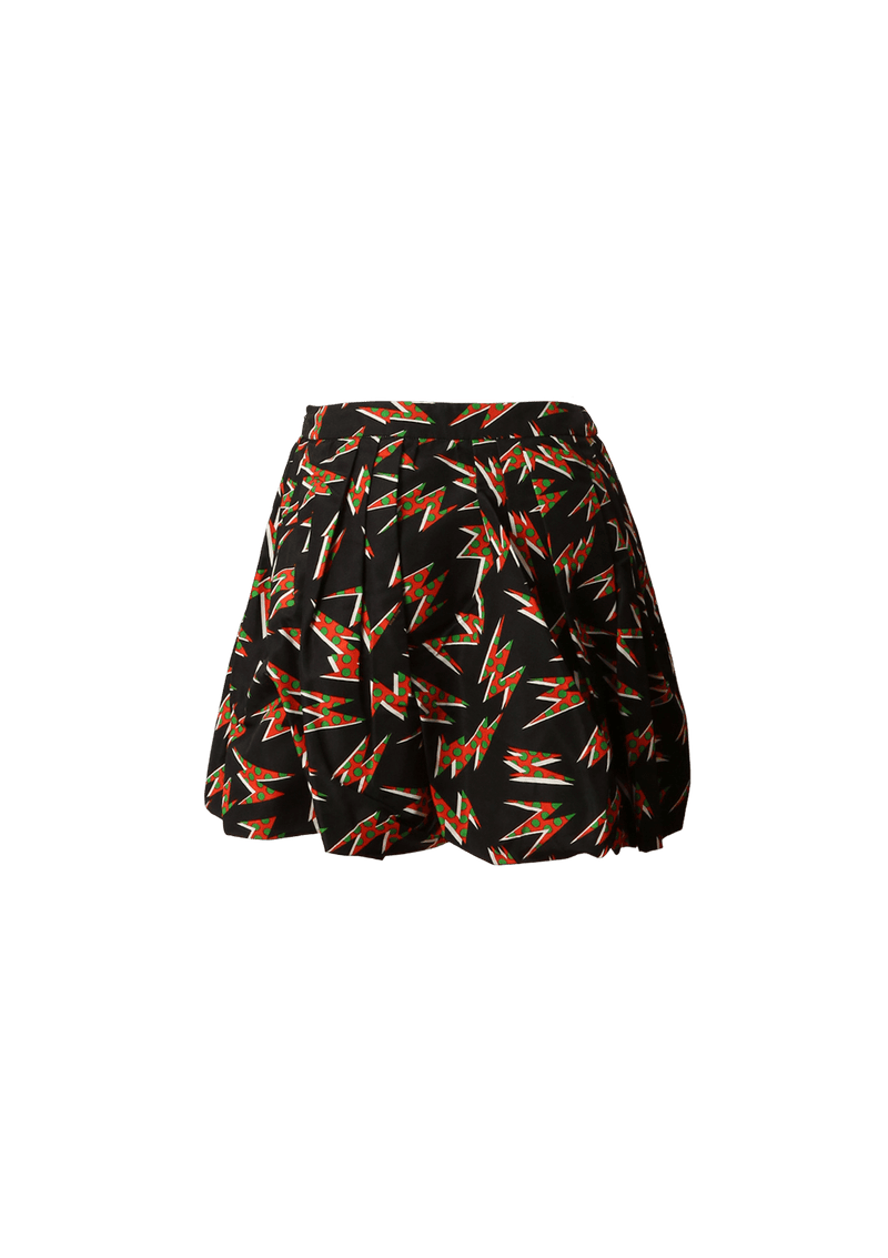 PRINTED MINI SKIRT 38