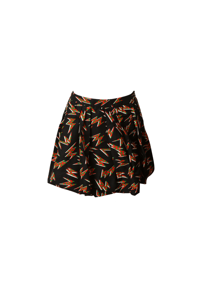 PRINTED MINI SKIRT 38