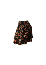 PRINTED MINI SKIRT 38