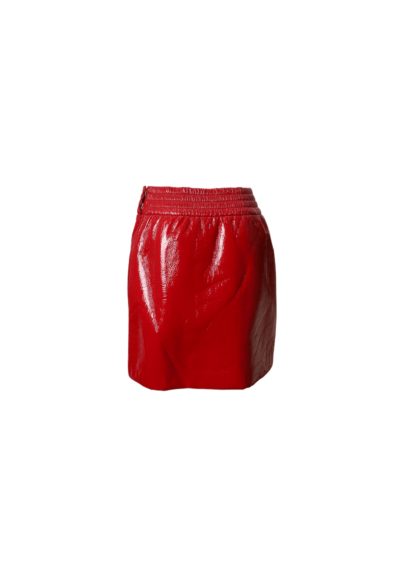 VINYL MINI SKIRT 40