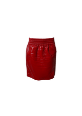 VINYL MINI SKIRT 40