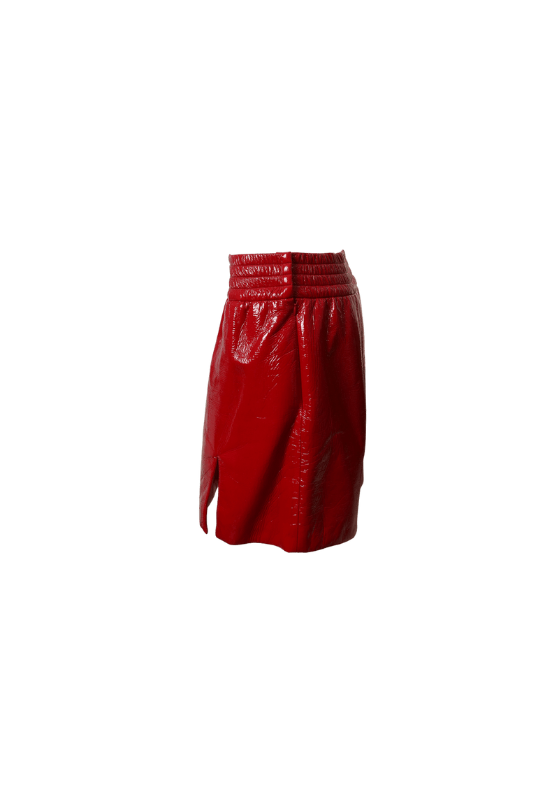 VINYL MINI SKIRT 40