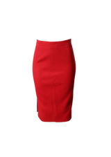 KNEE-LENGTH SKIRT P
