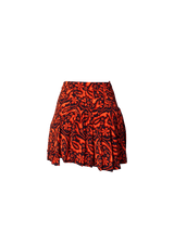 PRINTED MINI SKIRT 38