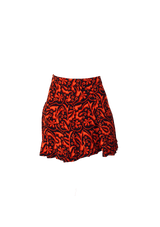 PRINTED MINI SKIRT 38