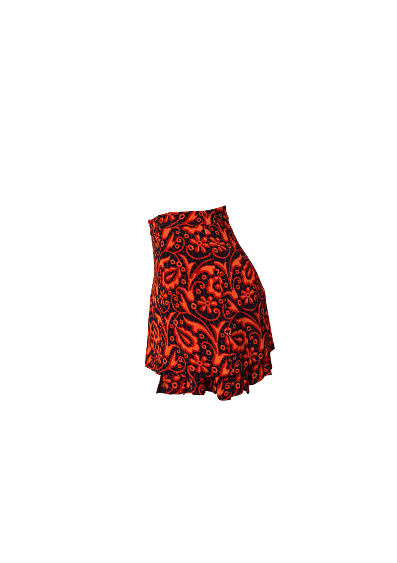 PRINTED MINI SKIRT 38