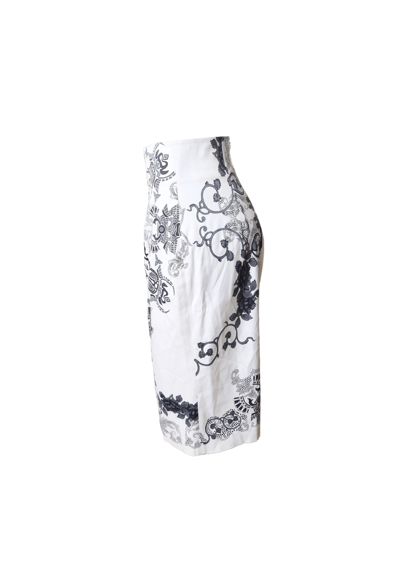 PRINTED SILK SKIRT 44