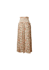 RADIATE SMOCKED FLORAL LONG SKIRT 36