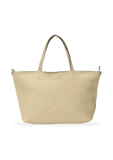 LEATHER LOGO TOTE