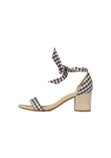 CHECK SANDALS 34