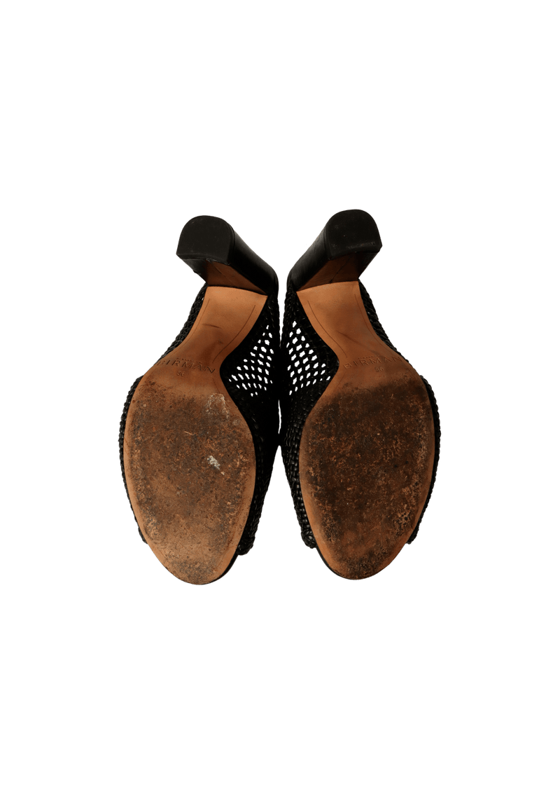 LEATHER MULES 34