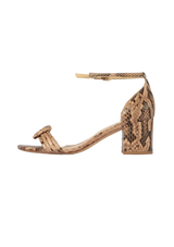 SNAKESKIN SANDALS 36