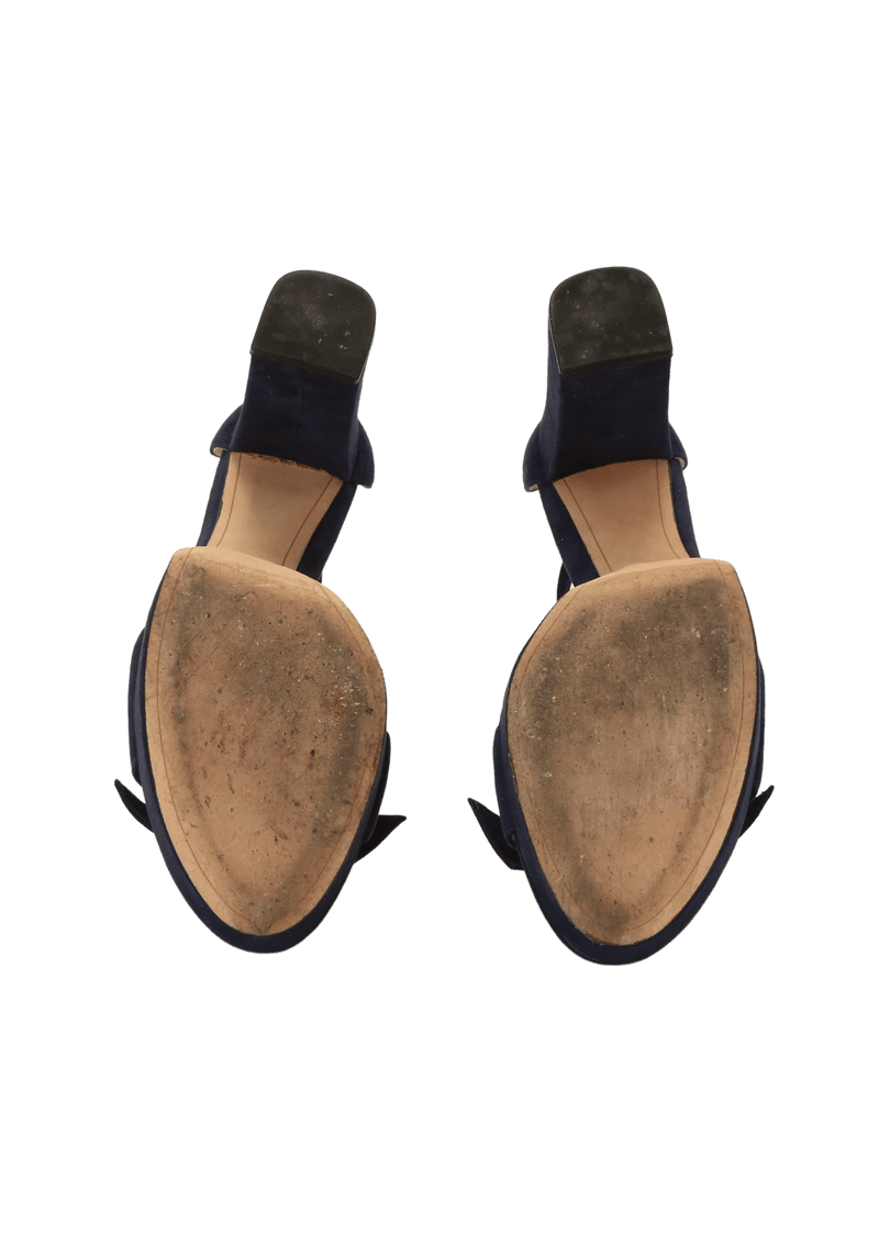 SUEDE CLARITA SANDALS 37