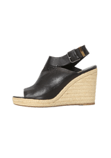 LEATHER ESPADRILLES 39