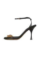 DOT CHAIN STRAP SANDALS 39