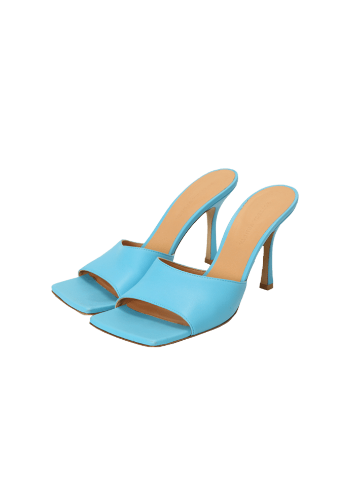 LEATHER MULES 90MM 38