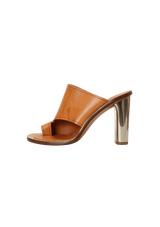 LEATHER MULES 36