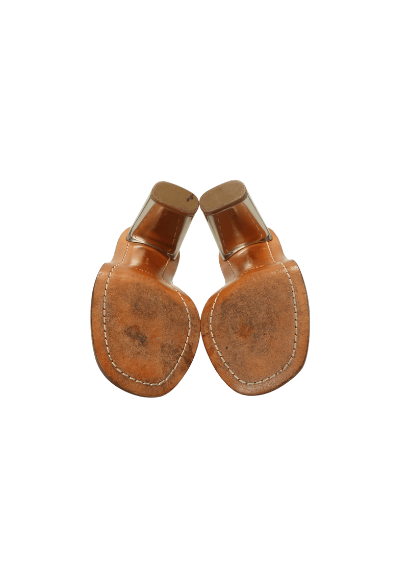 LEATHER MULES 36