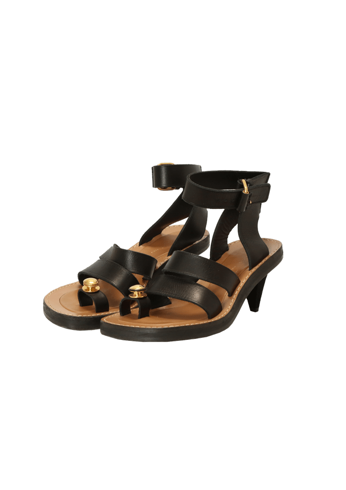 LEATHER SANDALS 35