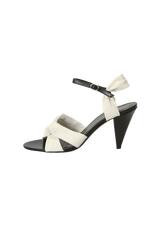 TRIANGLE HEEL TWIST SANDALS 37