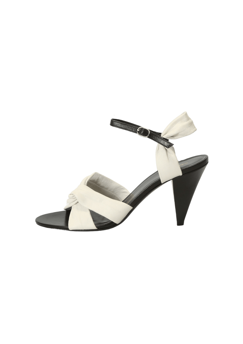 TRIANGLE HEEL TWIST SANDALS 37