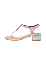 RAINBOW CC PEARL SANDAL 38