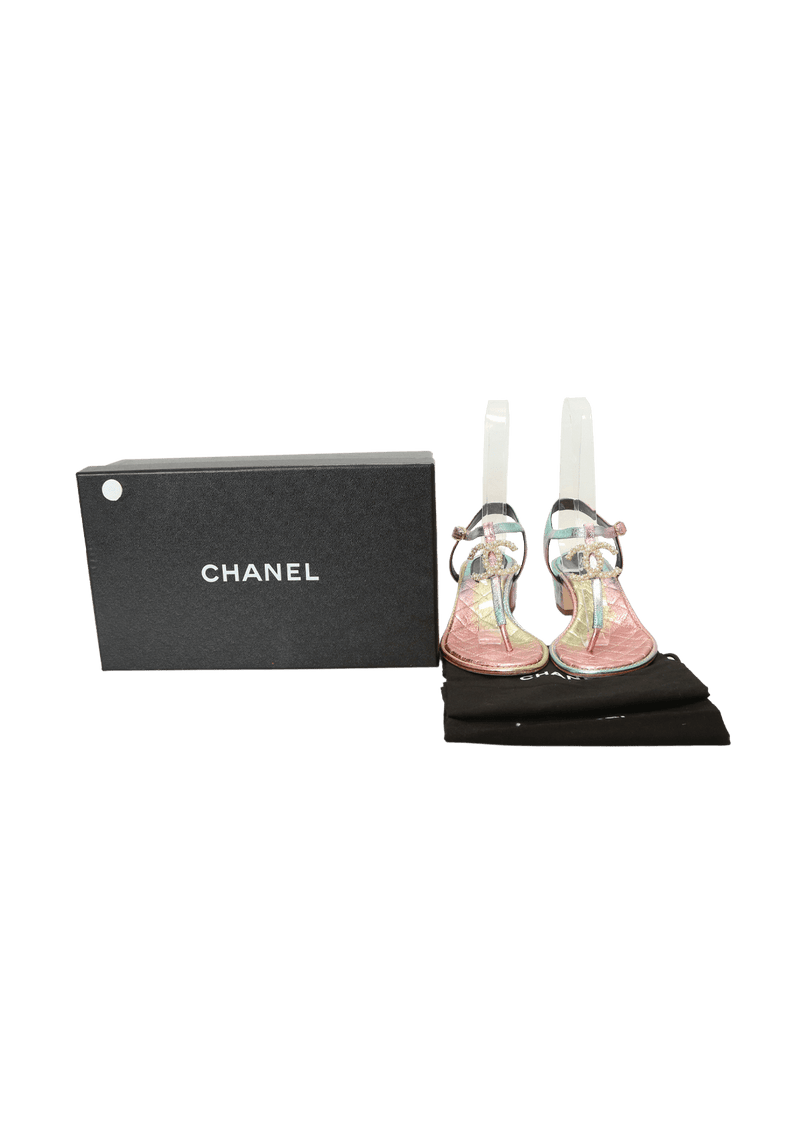 RAINBOW CC PEARL SANDAL 38