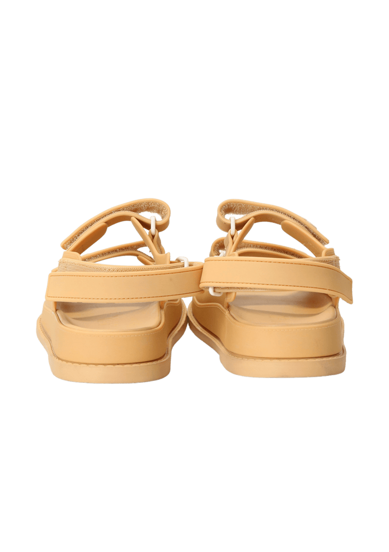 RUBBER CC DAD SANDALS 36