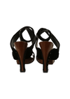 VELVET & WOOD SANDALS 35