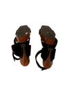 VELVET & WOOD SANDALS 35