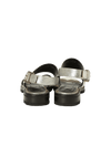 METALLIC SLINGBACK SANDALS 37