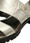 METALLIC SLINGBACK SANDALS 37