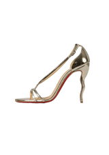 LEATHER SLINGBACK SANDALS 37