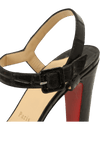 PATENT LEATHER SANDALS 38