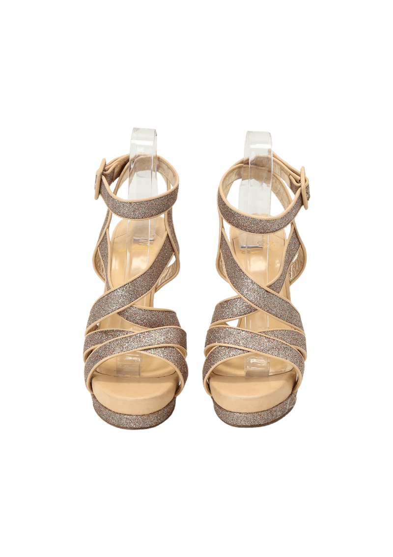 STARATATA GLITTER SANDALS 36