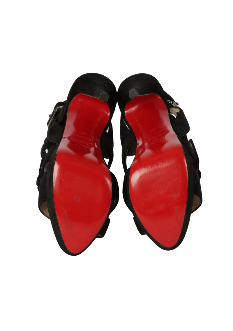 TOUTENKABOUCLE 150 PLATFORM SANDALS 35