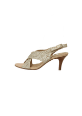 METALLIC SANDALS 35.5