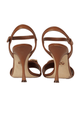 AMORE LEATHER SLINGBACK SANDALS 36