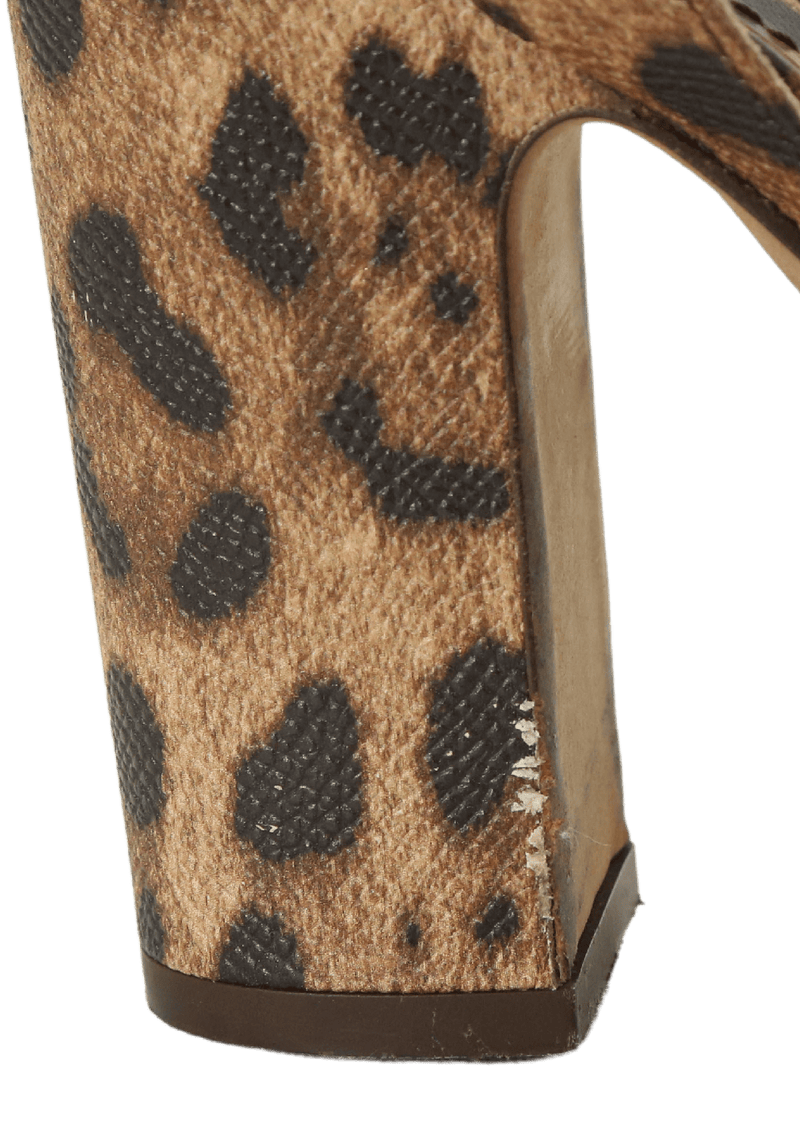 ANIMAL PRINT PUMPS 36