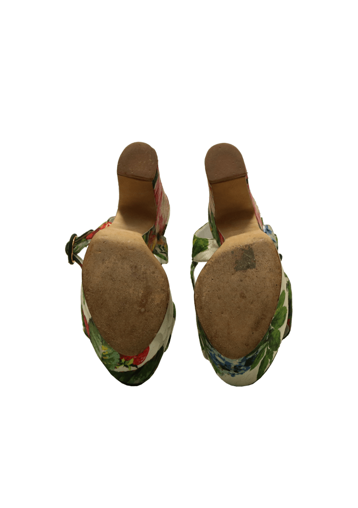 FLORAL SANDALS 37