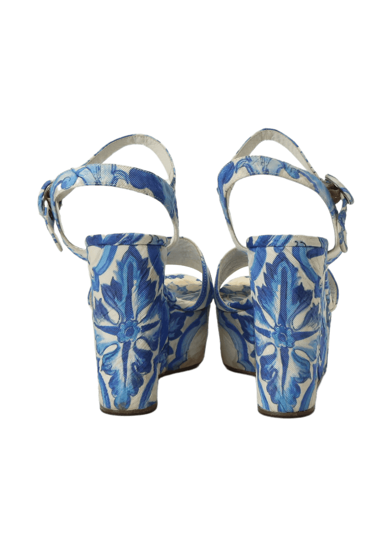 MAJOLICA PLATFORM SANDALS 37