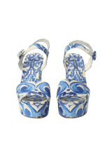 MAJOLICA PLATFORM SANDALS 37