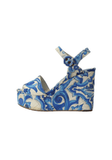 MAJOLICA PLATFORM SANDALS 37