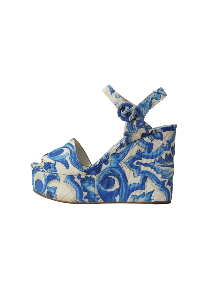 MAJOLICA PLATFORM SANDALS 37