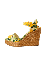 PRINTED ESPADRILLES SANDALS 37