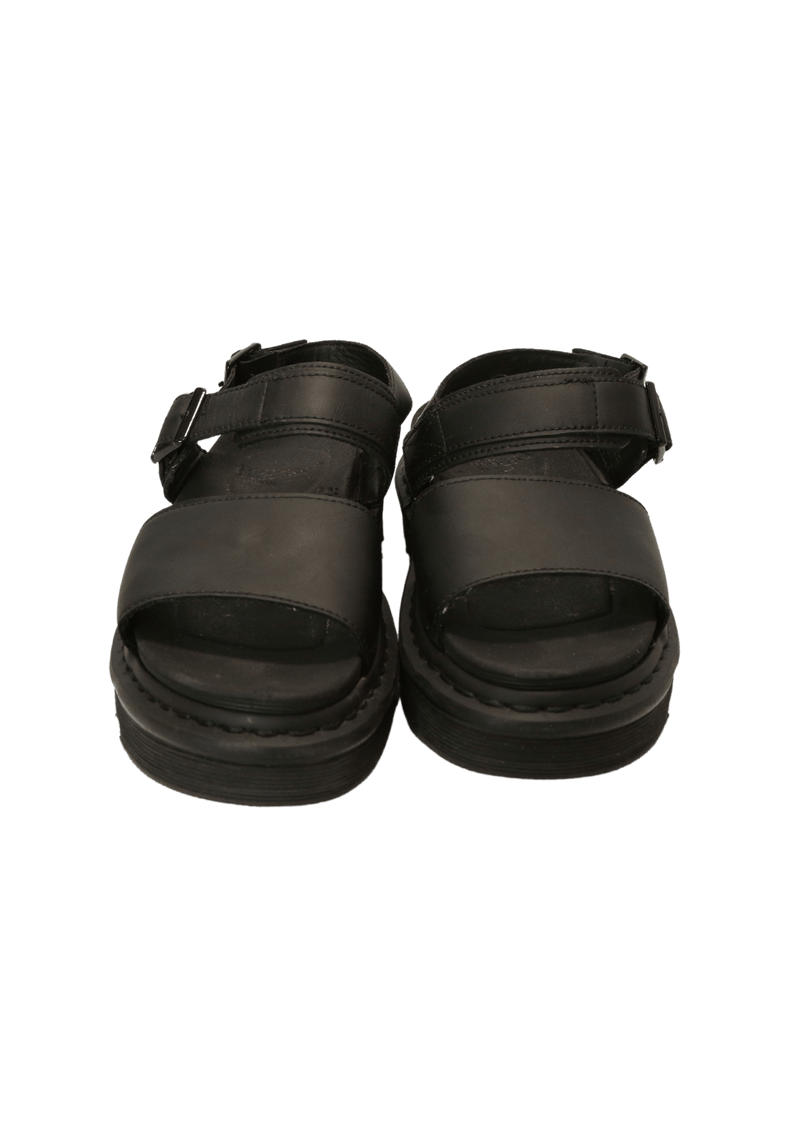 VOSS LEATHER STRAP SANDALS 37
