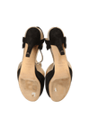 EMBOSSED SUEDE T-STRAP 35