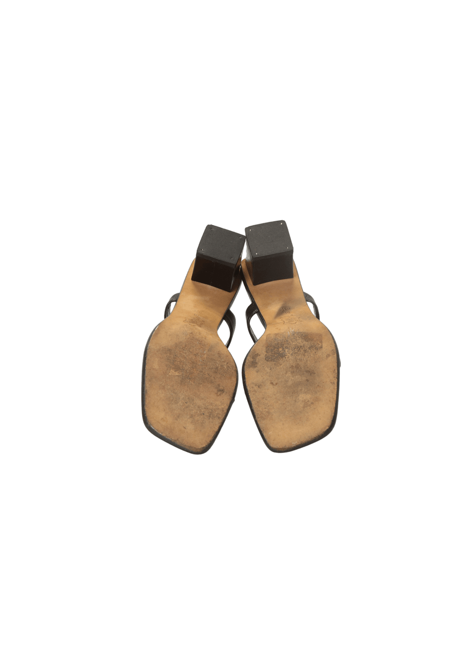 VINTAGE LEATHER FF SANDALS 37